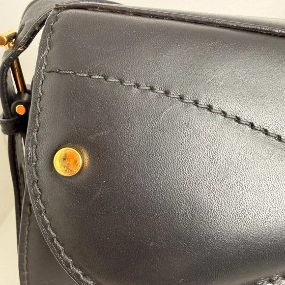 *Rare Vintage GUCCI Black Saddle Bag - Picture 13 of 13